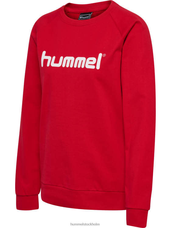 se Hummel kvinnor hmlgo sweatshirt med logotyp i bomull LL40V3806 \"Kläder\"