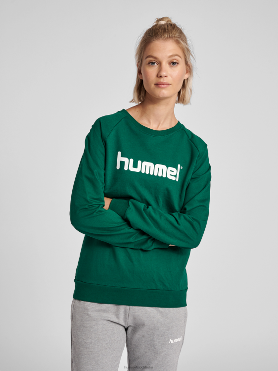 se Hummel kvinnor hmlgo sweatshirt med logotyp i bomull LL40V3822 "Kläder"