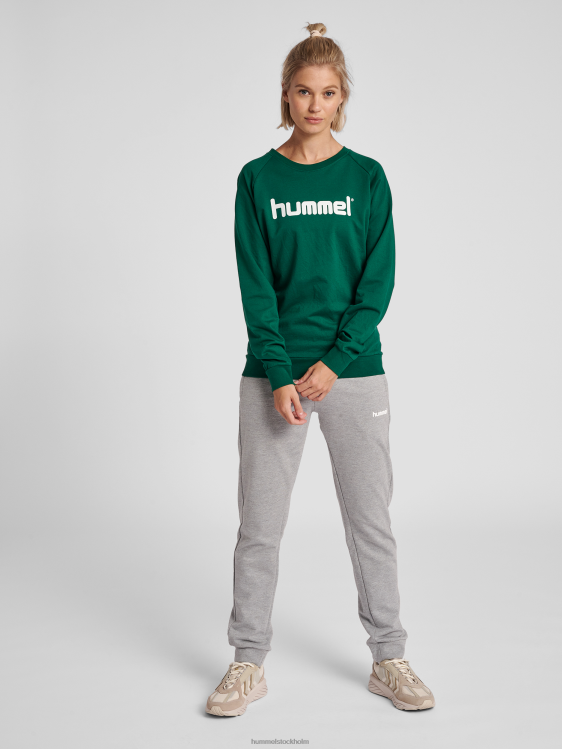 se Hummel kvinnor hmlgo sweatshirt med logotyp i bomull LL40V3822 \"Kläder\"