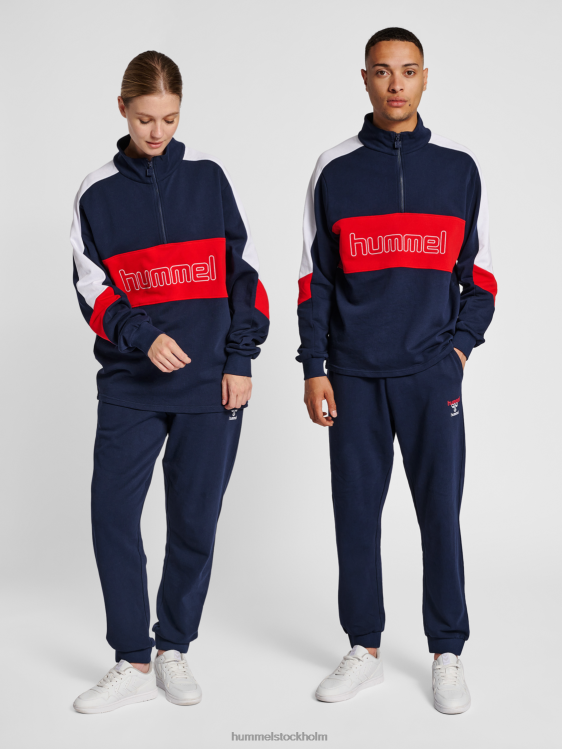 se Hummel kvinnor hmlic claude sweatshirt med halv zip LL40V424 "tröja med halv zip"