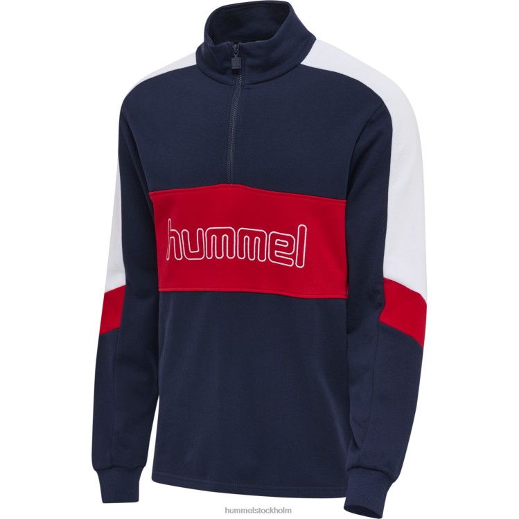se Hummel kvinnor hmlic claude sweatshirt med halv zip LL40V424 \"tröja med halv zip\"