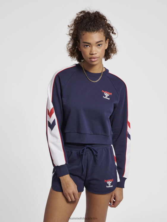 se Hummel kvinnor hmlic durban crop sweatshirt LL40V3264 "avskuren sweatshirt"
