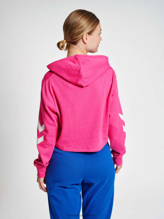 se Hummel kvinnor hmllegacy beskuren hoodie LL40V3043 \"avskuren hoodie\"