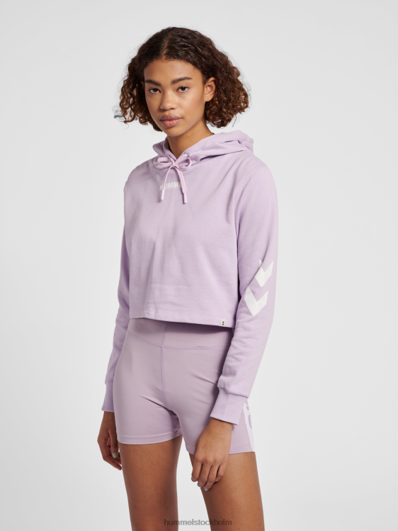 se Hummel kvinnor hmllegacy beskuren hoodie LL40V3223 "avskuren hoodie"