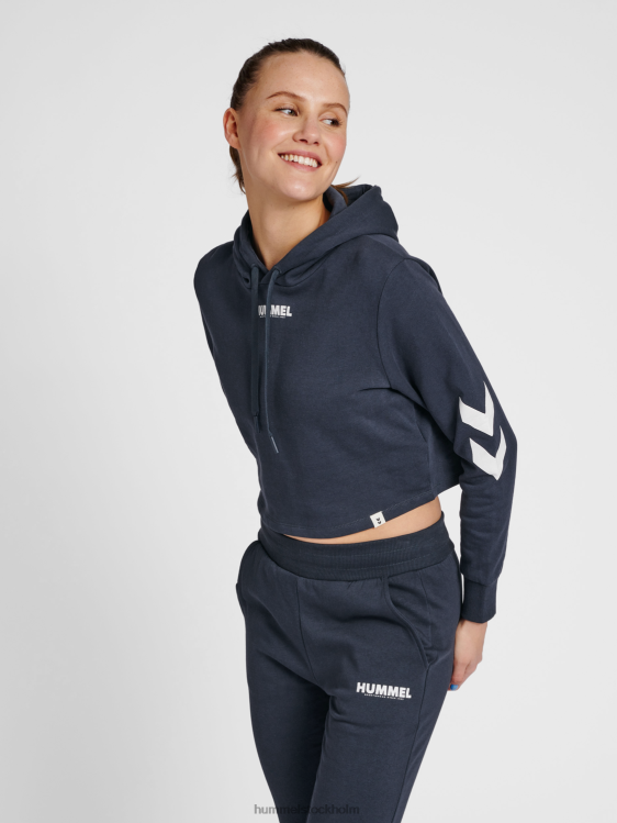 se Hummel kvinnor hmllegacy beskuren hoodie LL40V3337 "avskuren hoodie"