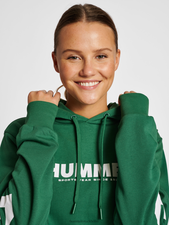 se Hummel kvinnor hmllegacy hoodie med logotyp LL40V315 \"luvtröja\"