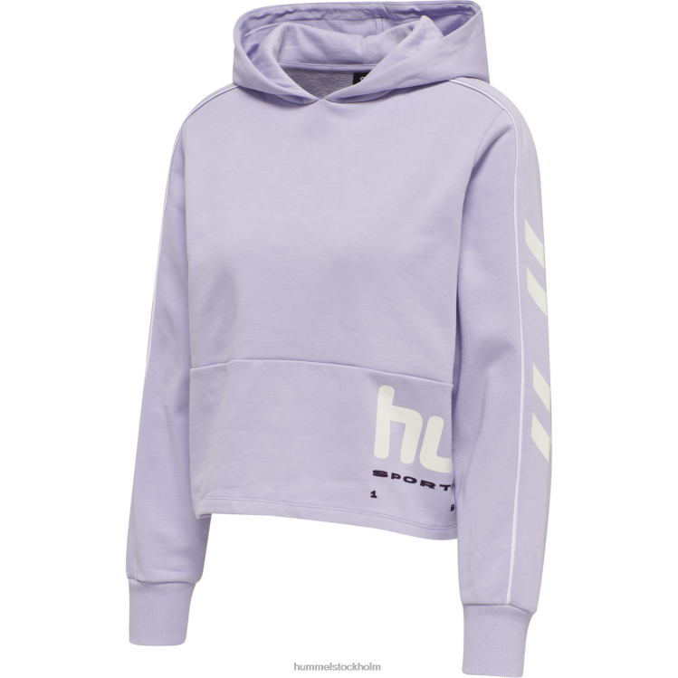 se Hummel kvinnor hmllgc yoko cropped hoodie LL40V3068 \"avskuren hoodie\"