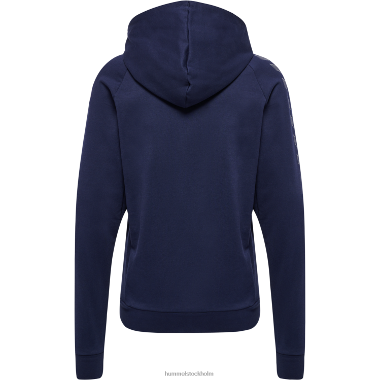 se Hummel kvinnor hmlmove grid hoodie i bomull LL40V2418 \"huvtröja i bomullsblandning\"