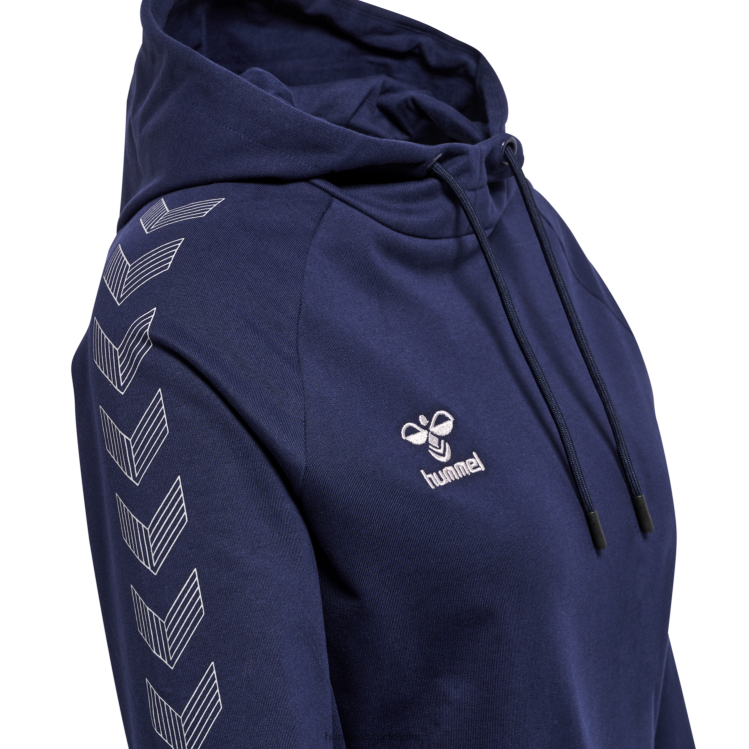 se Hummel kvinnor hmlmove grid hoodie i bomull LL40V2418 \"huvtröja i bomullsblandning\"