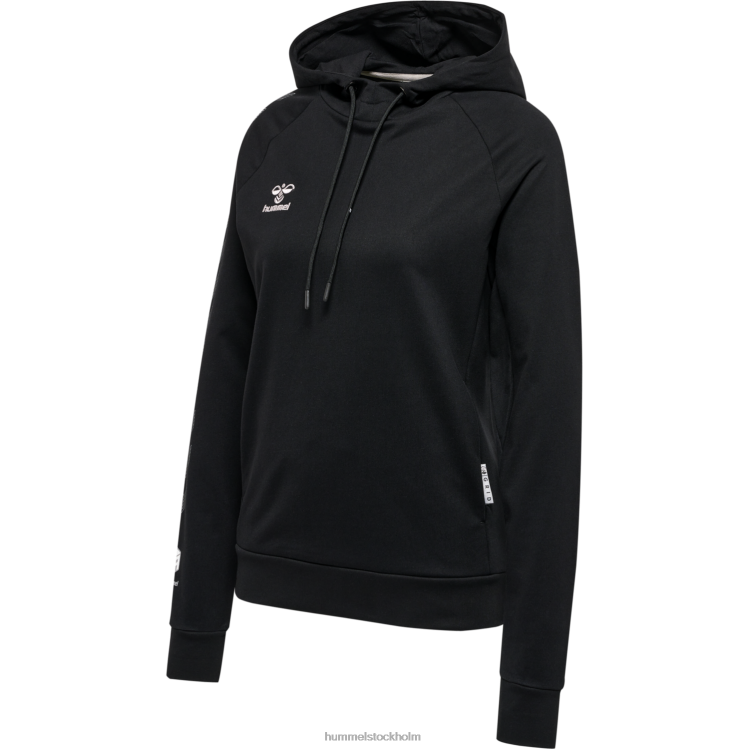 se Hummel kvinnor hmlmove grid hoodie i bomull LL40V2600 "huvtröja i bomullsblandning"