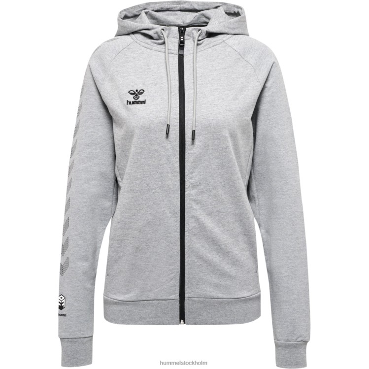 se Hummel kvinnor hmlmove rutnät spjälsäng. hoodie med dragkedja LL40V2319 \"huvtröja med dragkedja\"