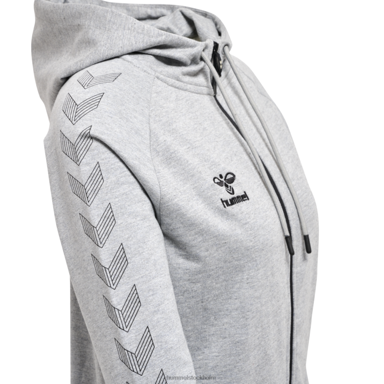 se Hummel kvinnor hmlmove rutnät spjälsäng. hoodie med dragkedja LL40V2319 \"huvtröja med dragkedja\"