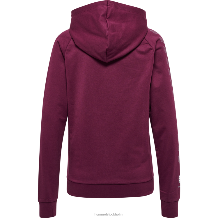 se Hummel kvinnor hmlmove rutnät spjälsäng. hoodie med dragkedja LL40V2322 \"huvtröja med dragkedja\"