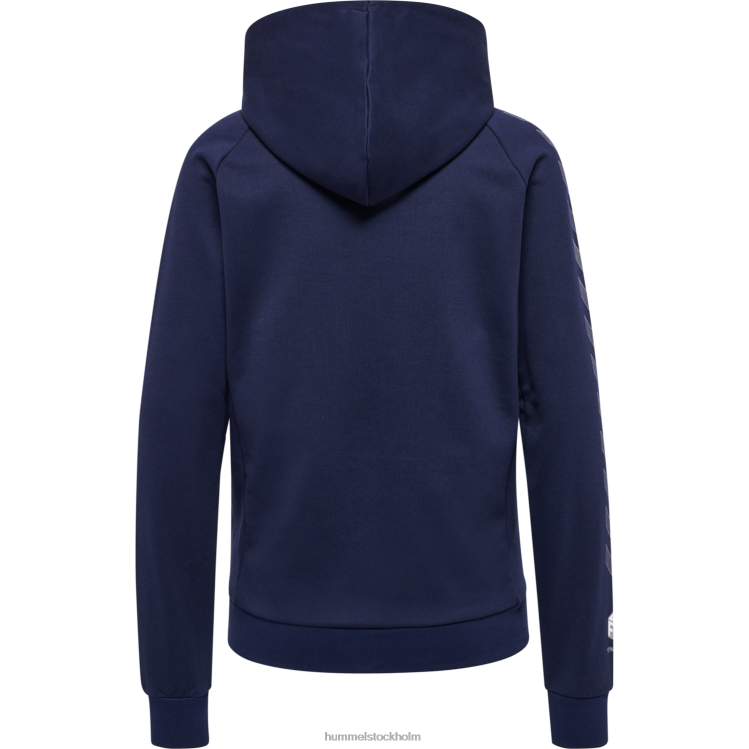 se Hummel kvinnor hmlmove rutnät spjälsäng. hoodie med dragkedja LL40V2386 \"huvtröja med dragkedja\"