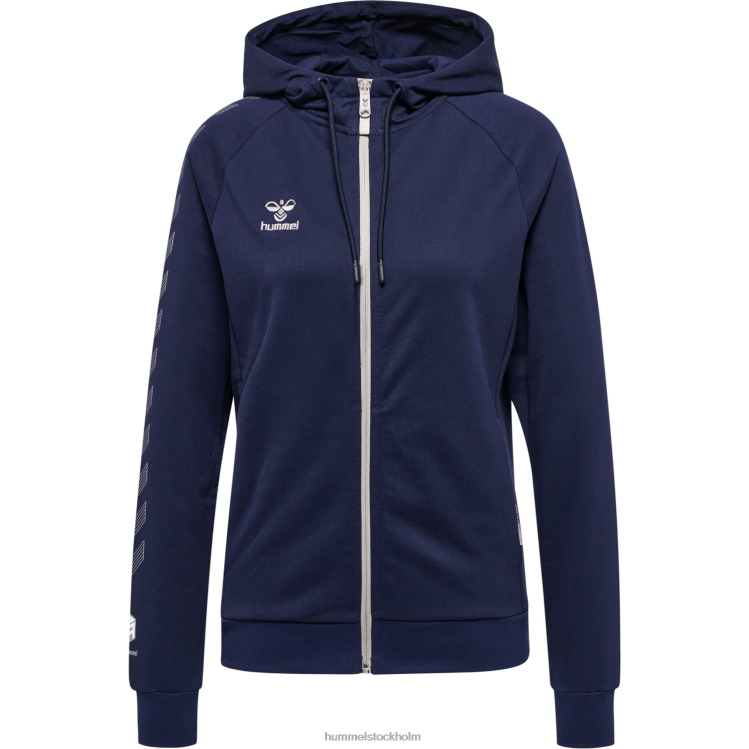 se Hummel kvinnor hmlmove rutnät spjälsäng. hoodie med dragkedja LL40V2386 \"huvtröja med dragkedja\"