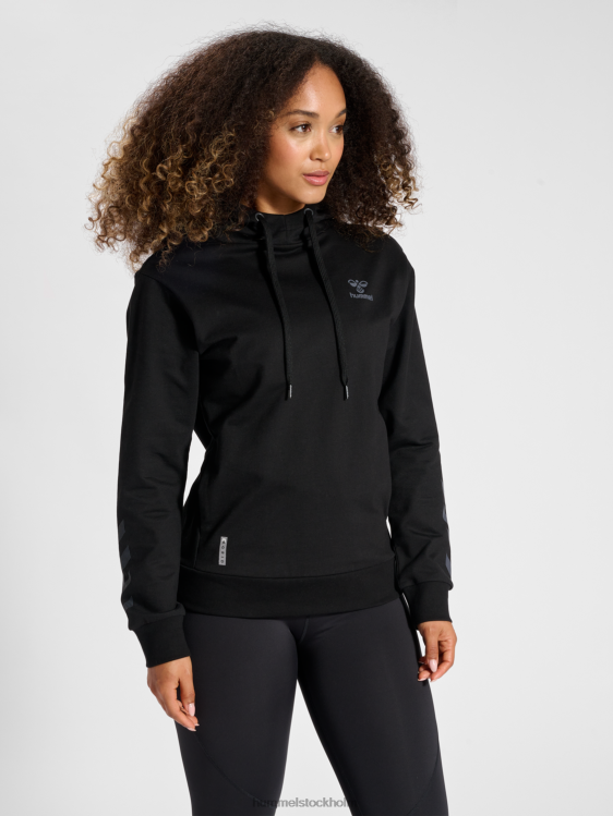 se Hummel kvinnor hmloffgrid hoodie i bomull wo LL40V2520 "luvtröja"