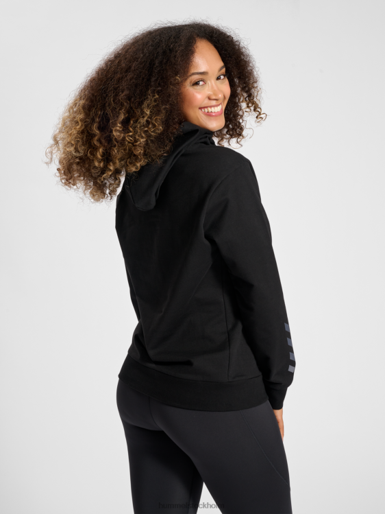 se Hummel kvinnor hmloffgrid hoodie i bomull wo LL40V2520 \"luvtröja\"