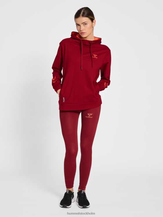 se Hummel kvinnor hmloffgrid hoodie i bomull wo LL40V2661 \"luvtröja\"