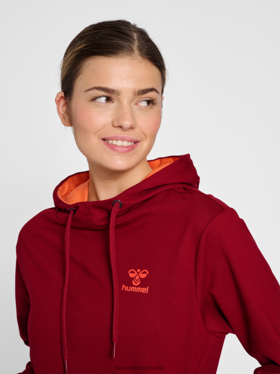 se Hummel kvinnor hmloffgrid hoodie i bomull wo LL40V2661 \"luvtröja\"
