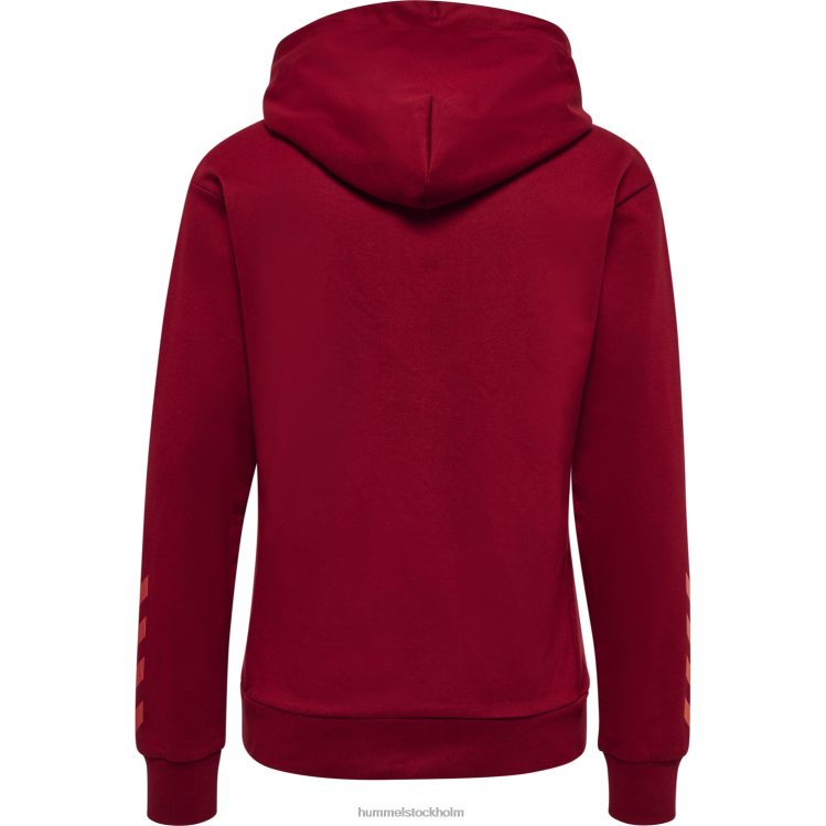 se Hummel kvinnor hmloffgrid hoodie i bomull wo LL40V2661 \"luvtröja\"