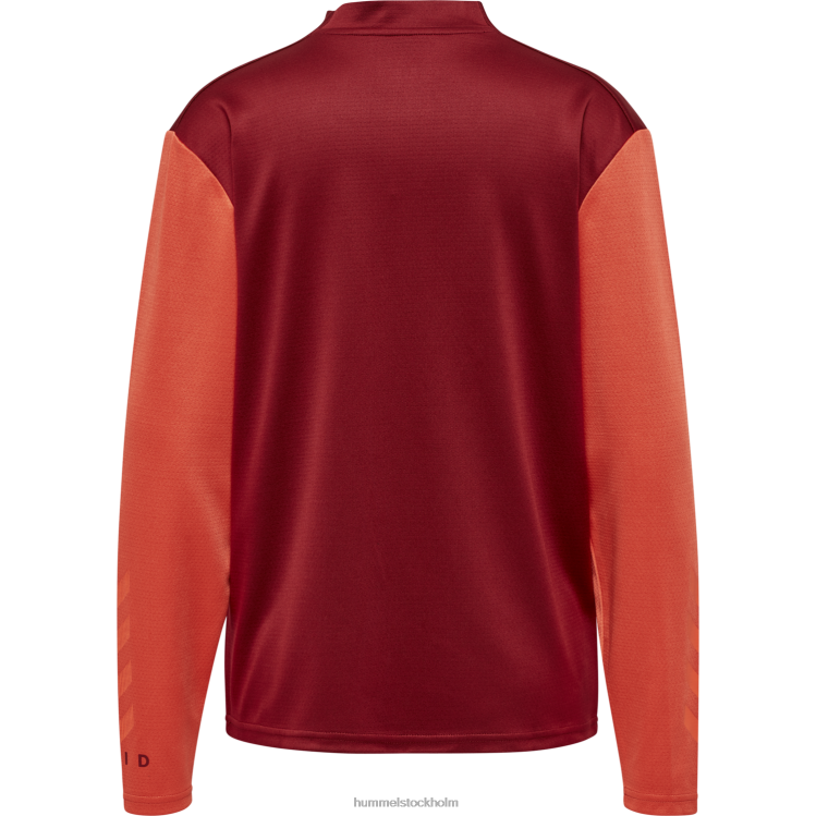 se Hummel kvinnor hmlongrid 1/2 zip poly sweat wo LL40V2656 \"tröja med dragkedja\"
