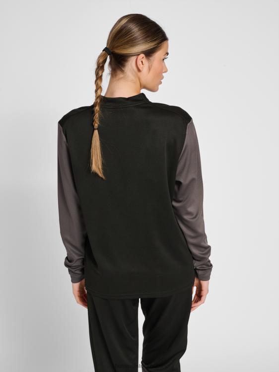 se Hummel kvinnor hmlongrid 1/2 zip poly sweat wo LL40V2696 \"tröja med dragkedja\"