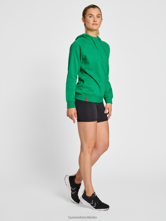 se Hummel kvinnor hmlröd klassisk hoodie LL40V2904 \"luvtröja\"