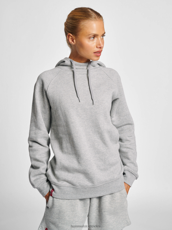 se Hummel kvinnor hmlröd tung hoodie LL40V2961 "luvtröja"