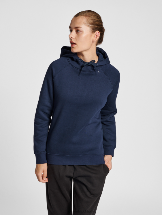 se Hummel kvinnor hmlröd tung hoodie LL40V3465 "luvtröja"