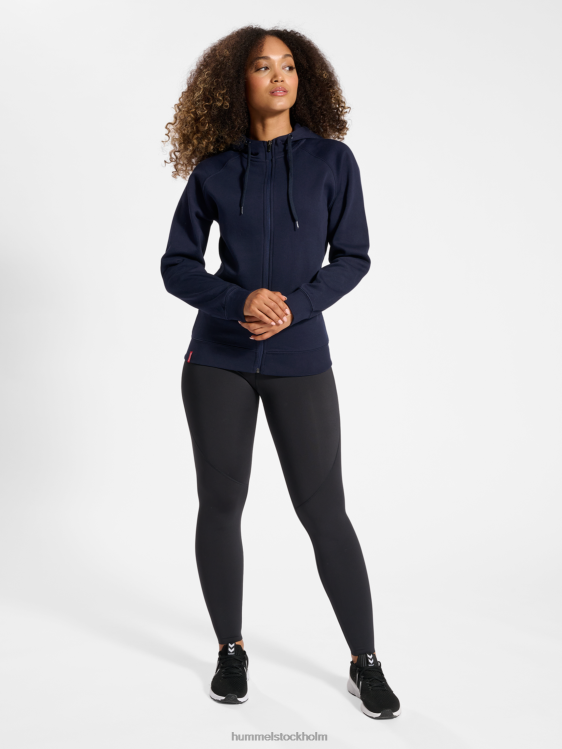 se Hummel kvinnor hmlred klassisk hoodie med dragkedja LL40V2784 \"huvtröja med dragkedja\"