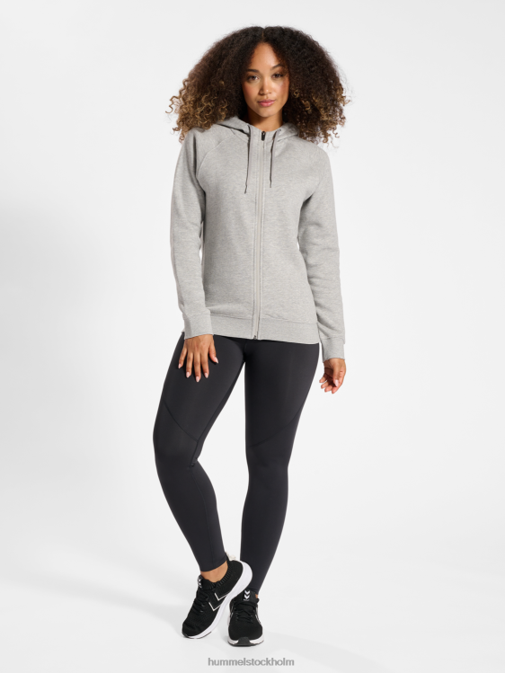 se Hummel kvinnor hmlred klassisk hoodie med dragkedja LL40V2885 \"huvtröja med dragkedja\"