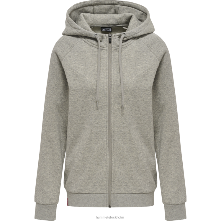 se Hummel kvinnor hmlred klassisk hoodie med dragkedja LL40V2885 \"huvtröja med dragkedja\"