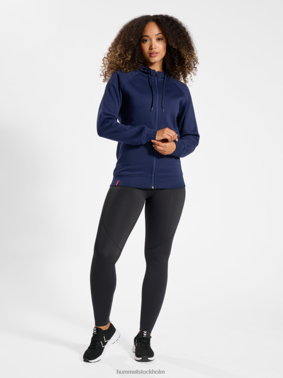 se Hummel kvinnor hmlred tung hoodie med dragkedja LL40V2951 \"huvtröja med dragkedja\"