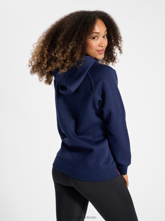 se Hummel kvinnor hmlred tung hoodie med dragkedja LL40V2951 \"huvtröja med dragkedja\"