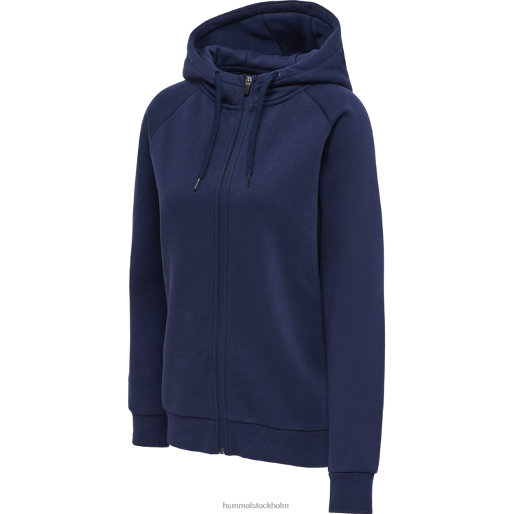 se Hummel kvinnor hmlred tung hoodie med dragkedja LL40V2951 \"huvtröja med dragkedja\"