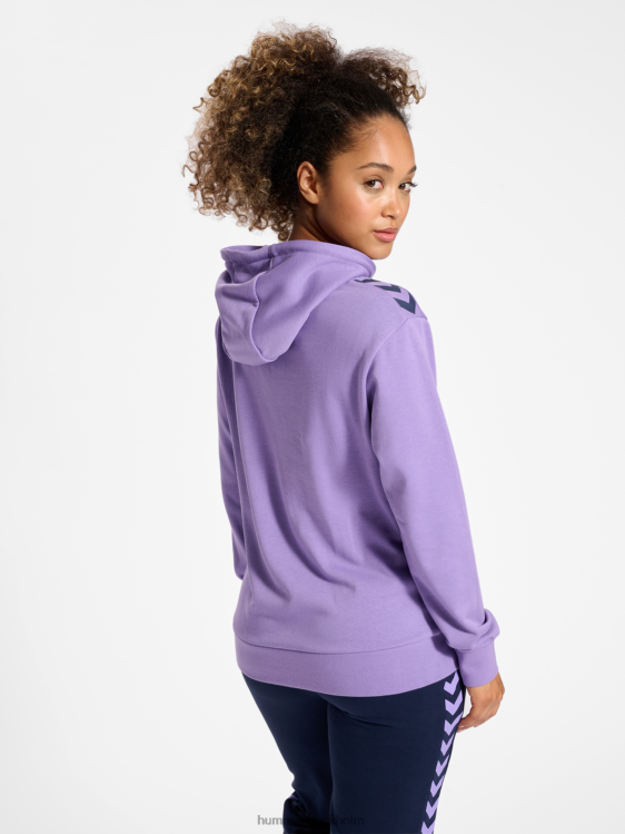 se Hummel kvinnor hmlstaltisk hoodie i bomull LL40V2299 \"sportig hoodie\"