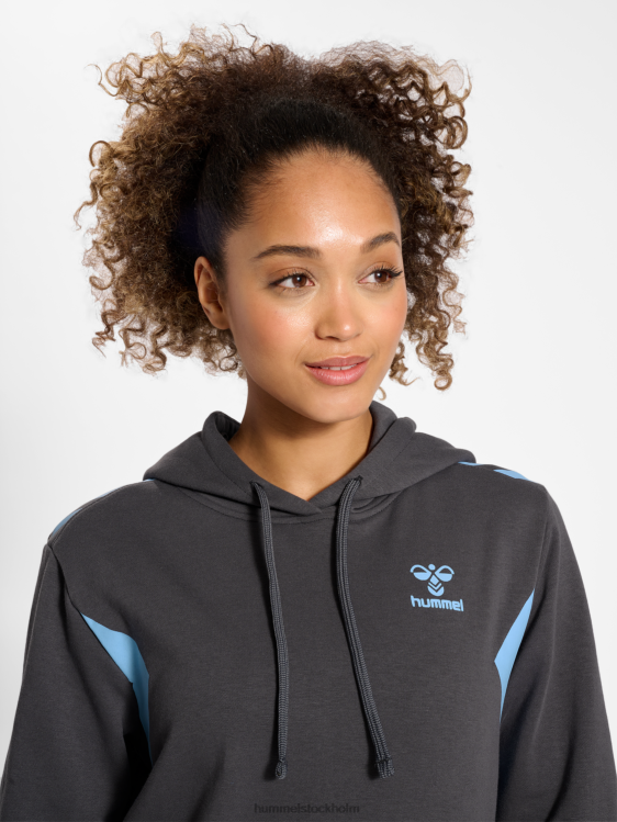 se Hummel kvinnor hmlstaltisk hoodie i bomull LL40V2314 \"sportig hoodie\"