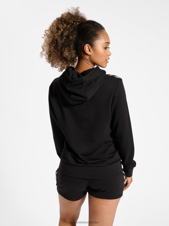 se Hummel kvinnor hmlstaltisk hoodie i bomull LL40V2508 \"sportig hoodie\"