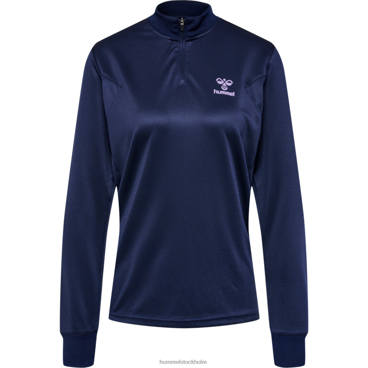 se Hummel kvinnor hmlstaltisk poly halv zip l/s LL40V2346 \"halv dragkedja\"