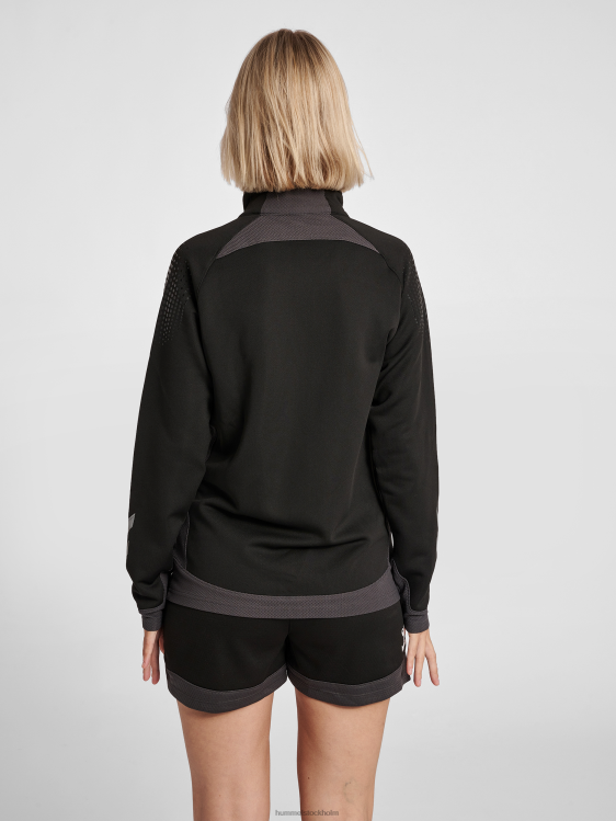 se Hummel kvinnor hml jacka i bly poly zip LL40V3645 \"jacka med dragkedja\"