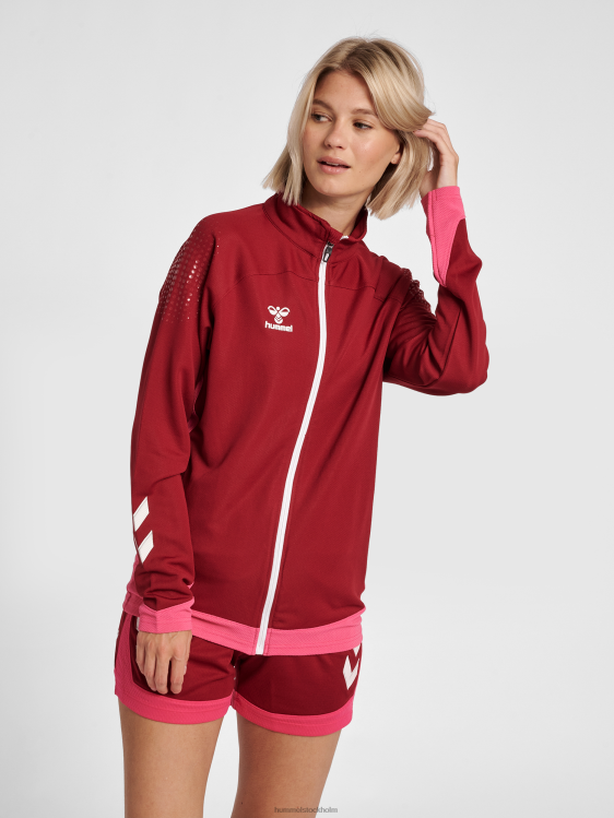 se Hummel kvinnor hml jacka i bly poly zip LL40V3655 "jacka med dragkedja"