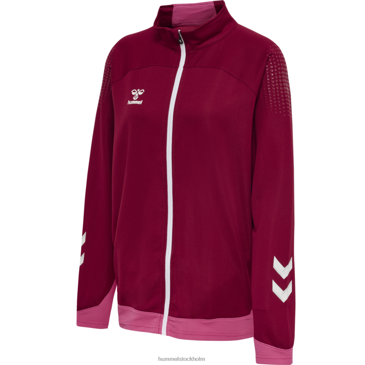 se Hummel kvinnor hml jacka i bly poly zip LL40V3655 \"jacka med dragkedja\"