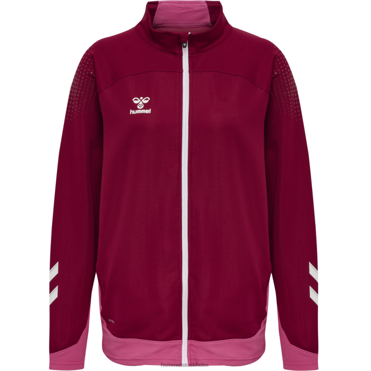 se Hummel kvinnor hml jacka i bly poly zip LL40V3655 \"jacka med dragkedja\"