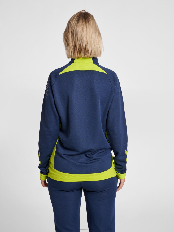 se Hummel kvinnor hml jacka i bly poly zip LL40V3661 \"jacka med dragkedja\"