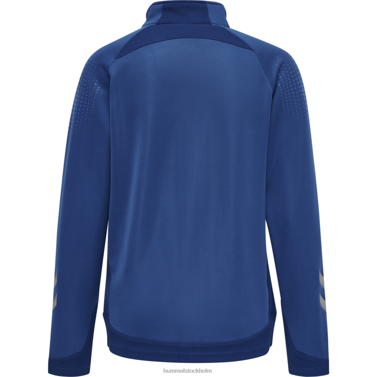 se Hummel kvinnor hml jacka i bly poly zip LL40V3665 \"jacka med dragkedja\"