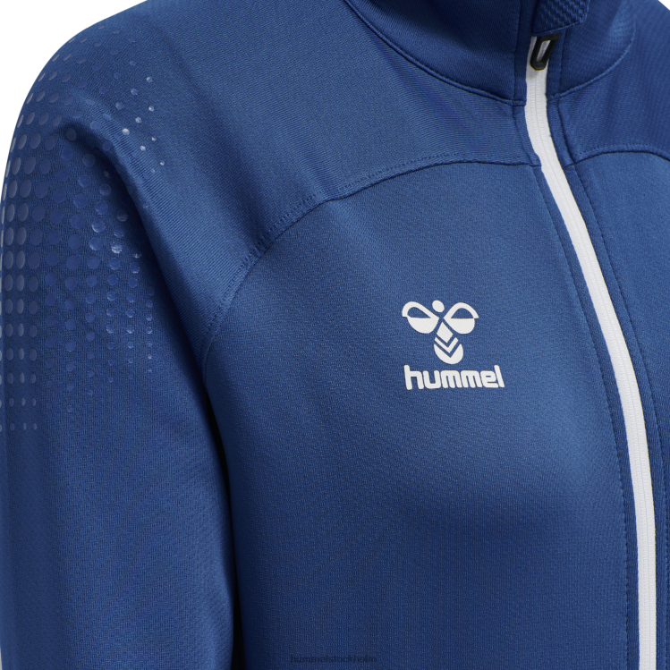 se Hummel kvinnor hml jacka i bly poly zip LL40V3665 \"jacka med dragkedja\"