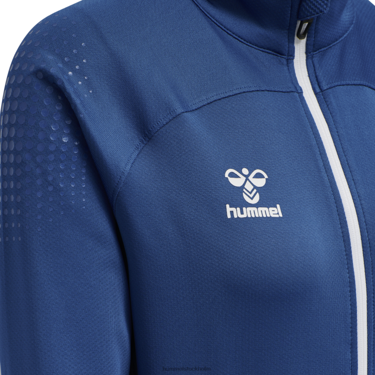 se Hummel kvinnor hml jacka i bly poly zip LL40V3665 \"jacka med dragkedja\"