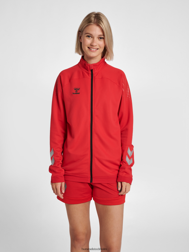 se Hummel kvinnor hml jacka i bly poly zip LL40V3668
