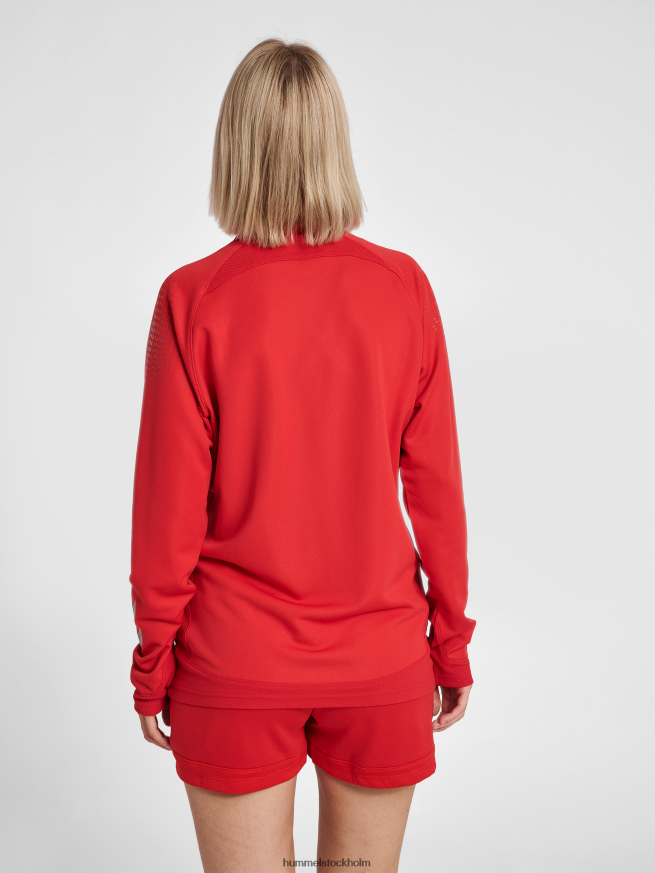 se Hummel kvinnor hml jacka i bly poly zip LL40V3668