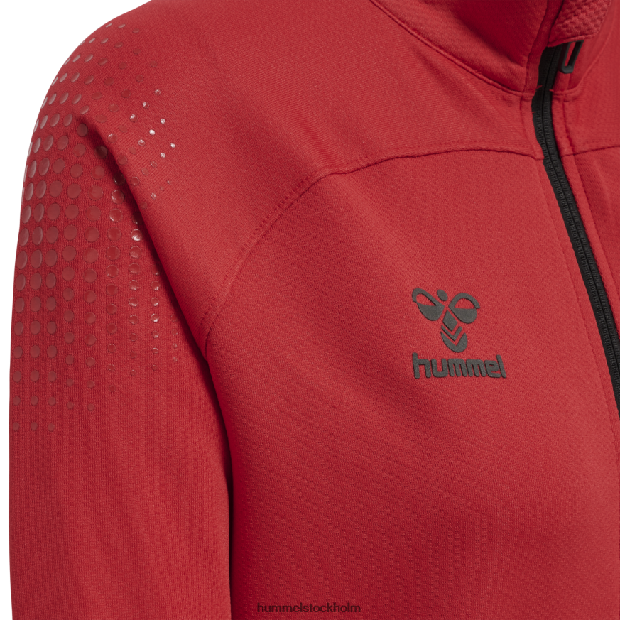 se Hummel kvinnor hml jacka i bly poly zip LL40V3668